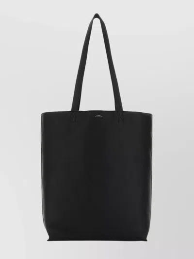 APC LEATHER MAIKO SHOPPING BAG