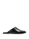 A.p.c. Leather Mules In Black