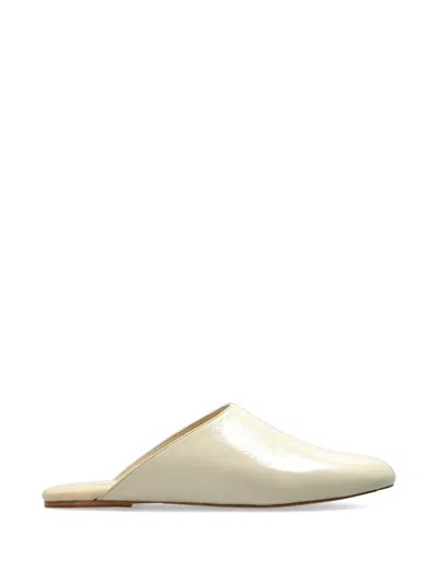 Apc Leather Mules In Neutral