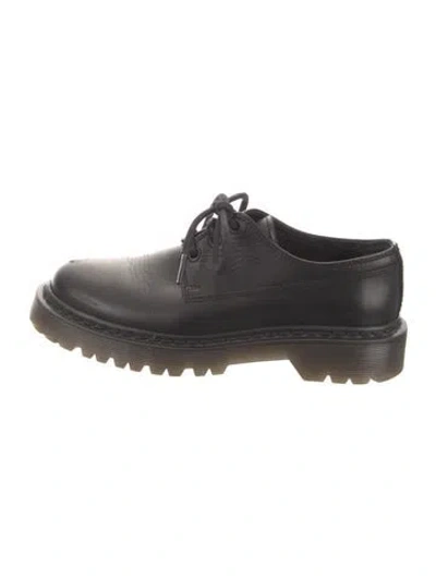 Pre-owned Apc Leather Oxfords In Black