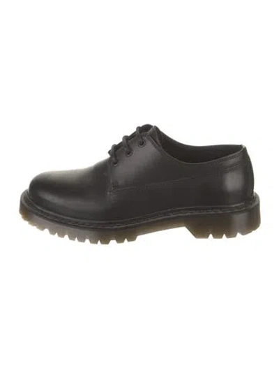 Pre-owned A.p.c. Leather Oxfords In Black
