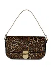 Apc A.p.c. Grace Leopard Printed Clutch Bag In Black