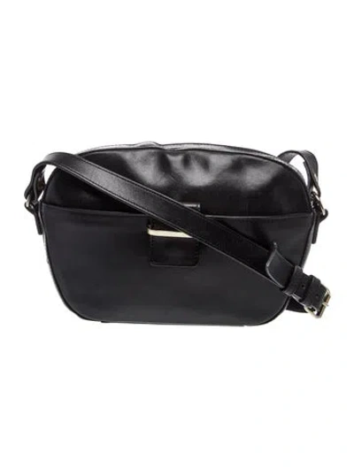 Pre-owned A.p.c. Leather Shoulder Bag In Black