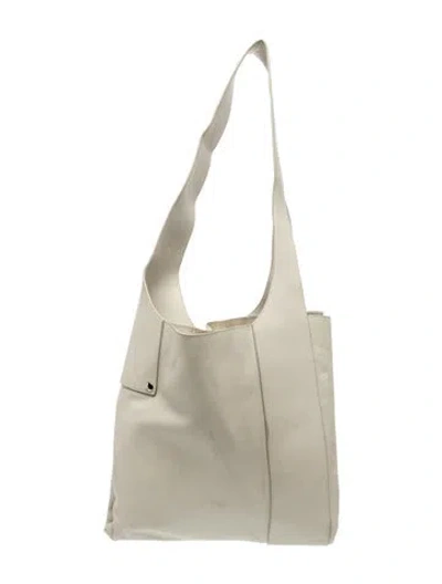 Pre-owned A.p.c. Leather Shoulder Bag In Neutral