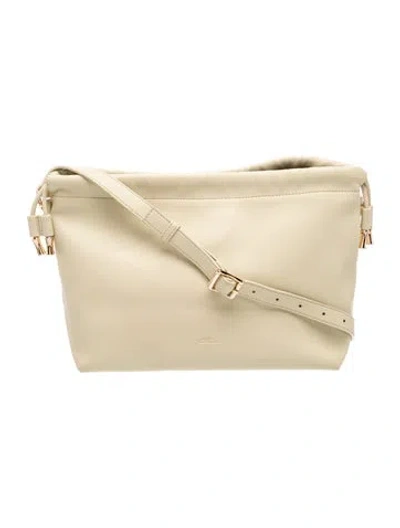 Pre-owned A.p.c. Leather Shoulder Bag In Neutrals