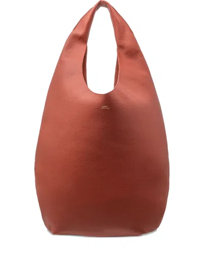 APC LEATHER SHOULDER BAG