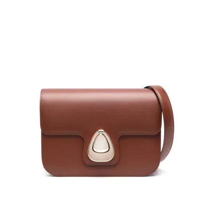 APC LEATHER SHOULDER BAGS