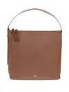 Apc A.p.c. Vera Shoulder In Grained Leather Bags