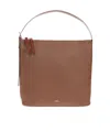 Apc A.p.c. Vera Shoulder In Grained Leather Bags