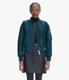 Apc Lella Jacket 42 Petrol Blue In Petrol Blue