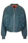 Apc A.p.c. Lella Zipped Bomber Jacket In Blue
