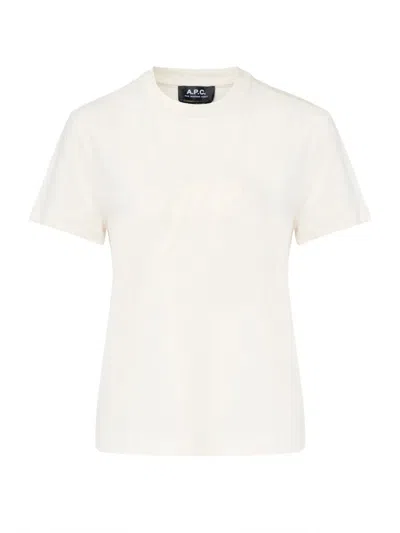 A.p.c. Lenny T-shirt In Neutral