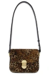 Apc A.p.c. Leopard Printed Small Shoulder Bag In Nero