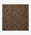 Apc Léopard Scarf One Size Chestnut Brown In Chestnut Brown