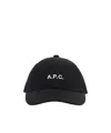 Apc Embroidered-logo Baseball Cap In Black