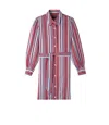 Apc Liane Dress In Saa - Multicolored