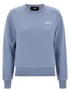 Apc A.p.c. 'boxy Petit Vpc' Sweatshirt In Light Blue