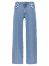 Apc Relaxed Raw Edge Jeans Light Blue In Light Blue
