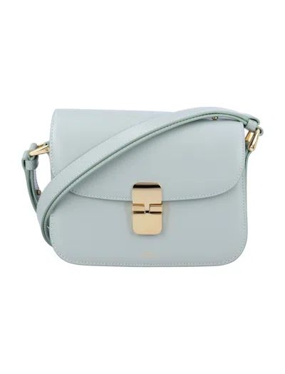 Apc Light Blue Grace Shoulder Bag