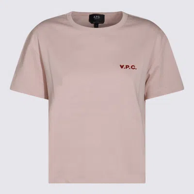APC LIGHT PINK COTTON T-SHIRT