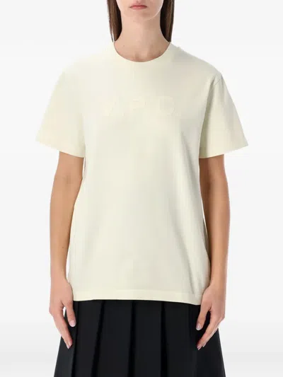 Apc Light Yellow T-shirt In Neutral