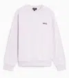 Apc A.p.c. Lilac Cotton Sweater In White