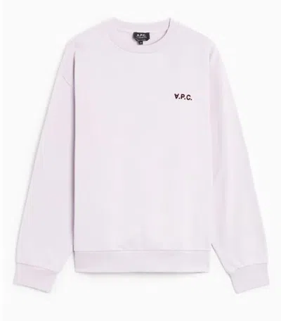 APC A.P.C. LILAC COTTON SWEATER
