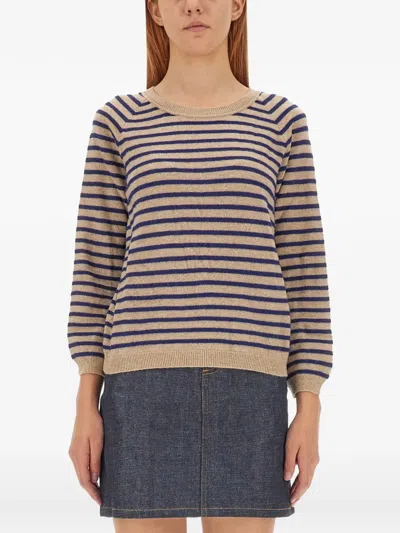 A.p.c. Lilas Sweater In Neutrals
