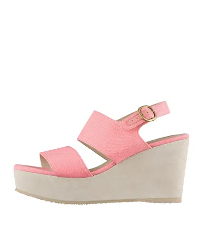 Apc Lily Wedge Sandals In Pink