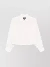 Apc Linen Shirt With Long Sleeves And Chest Pocket In White