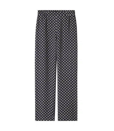 Apc Lisebeth Pants In Iak - Dark Navy Blue