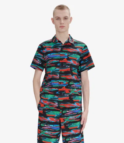 Apc Lloyd Short-sleeve Shirt Xl Multicolored