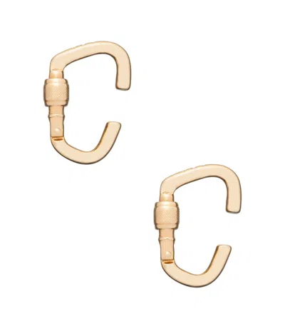 Apc Lock Cuff Earrings In Gold