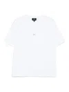 Apc Logo Cotton T-shirt In White