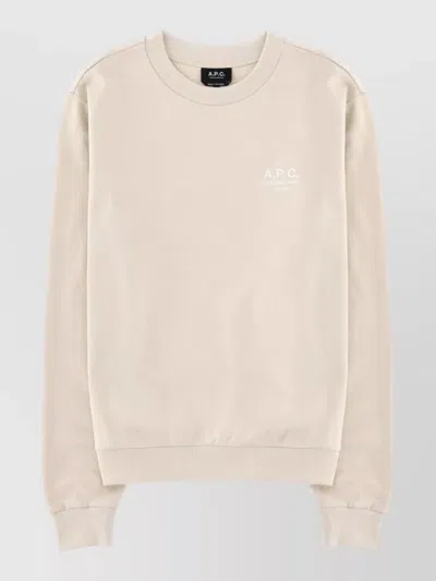 Apc A.p.c. Women Sweatshirt With Logo In Neutral
