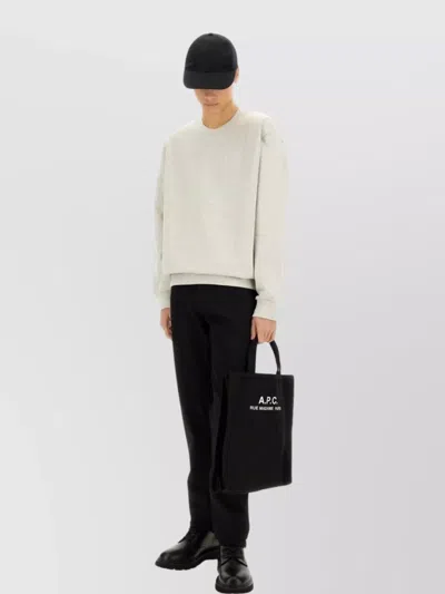 Apc Logo Crew Neck Sweater