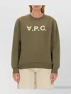Apc A.p.c. Crew Neck Sweatshirt With Bold Logo