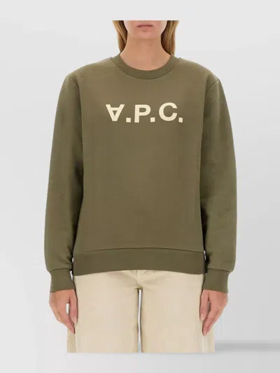 APC LOGO CREW NECK SWEATSHIRT