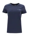 Apc A.p.c. Logo Printed Crewneck T In Blue