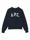 Apc Logo Crewneck Sweatshirt In Black