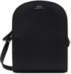 Apc Logo Cross-body Bag In Black