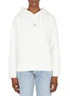 Apc A.p.c. Logo Detailed Drawstring Hoodie In Bianco