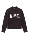 Apc Logo-detailing Sweater In Brown