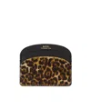 Apc A.p.c. Card Holder - Leather - Printed In Black
