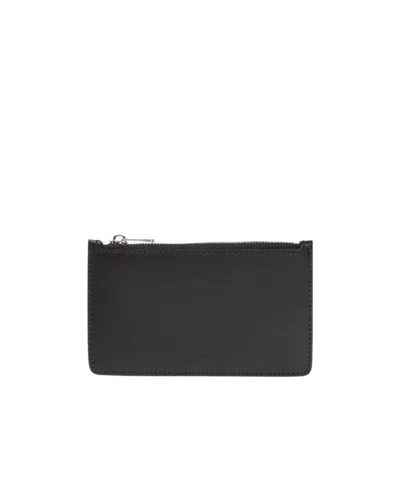Apc Logo Embossed Cardholder Wallet In Black
