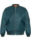 Apc Logan Zip-up Bomber Jacket In Blue