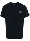 Apc A.p.c. Standard Rue Madame Cotton Crew-neck T-shirt In Blue