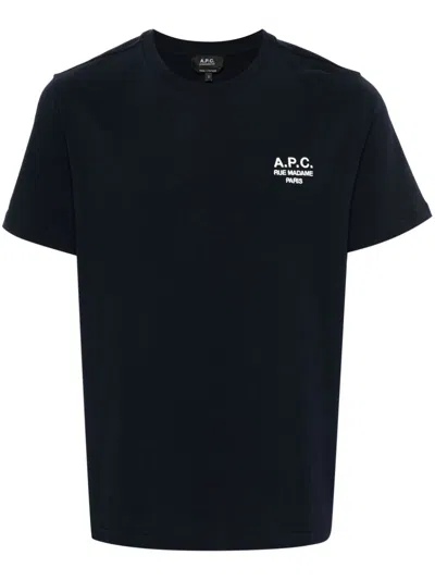 APC LOGO-EMBROIDERED COTTON T-SHIRT