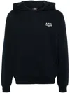 APC LOGO-EMBROIDERED HOODIE