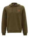 Apc Hoodie With Drawstring Hood And Kangaroo Pocket In Green